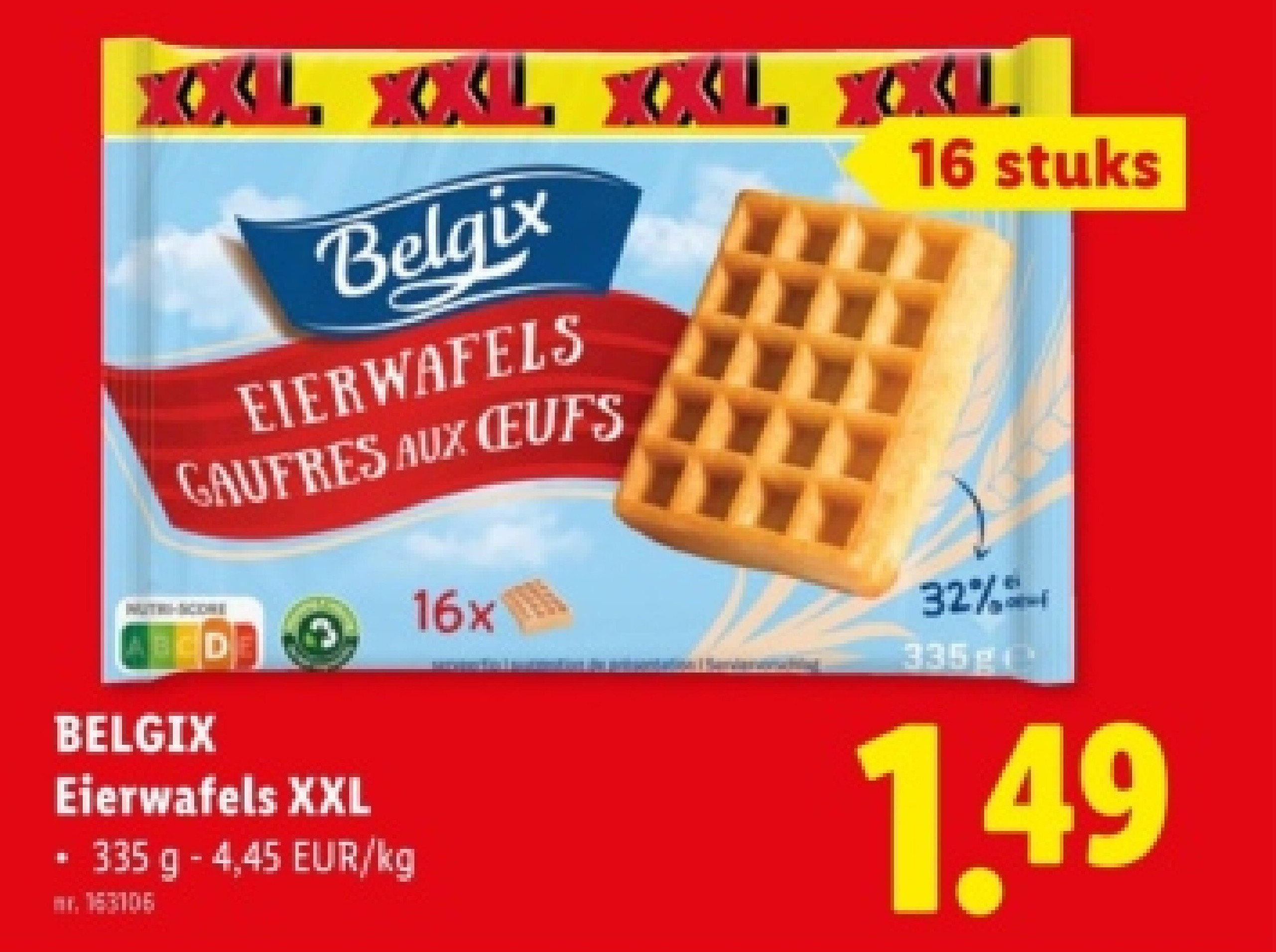 Eierwafels XXL