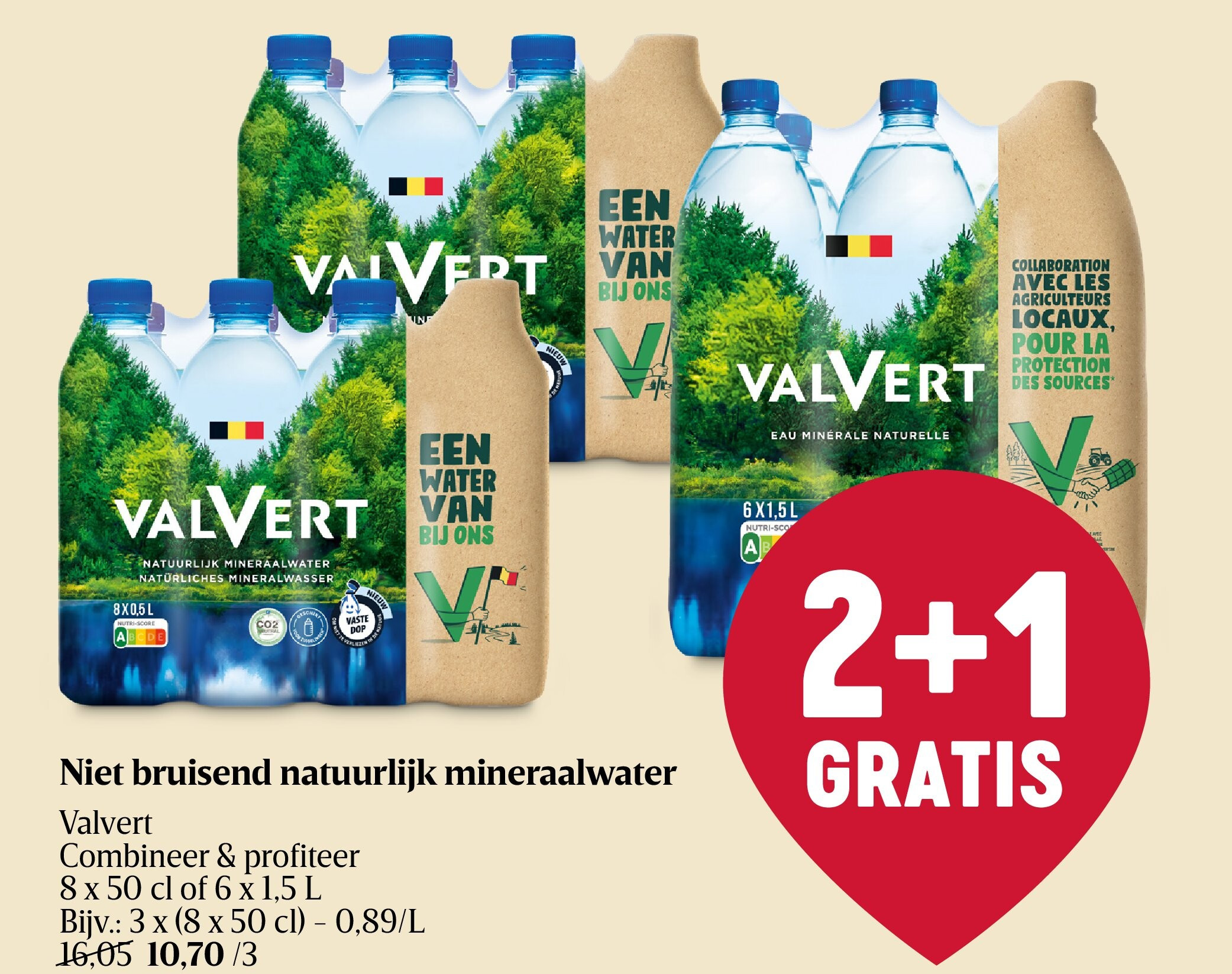 Niet bruisend natuurlijk mineraalwater