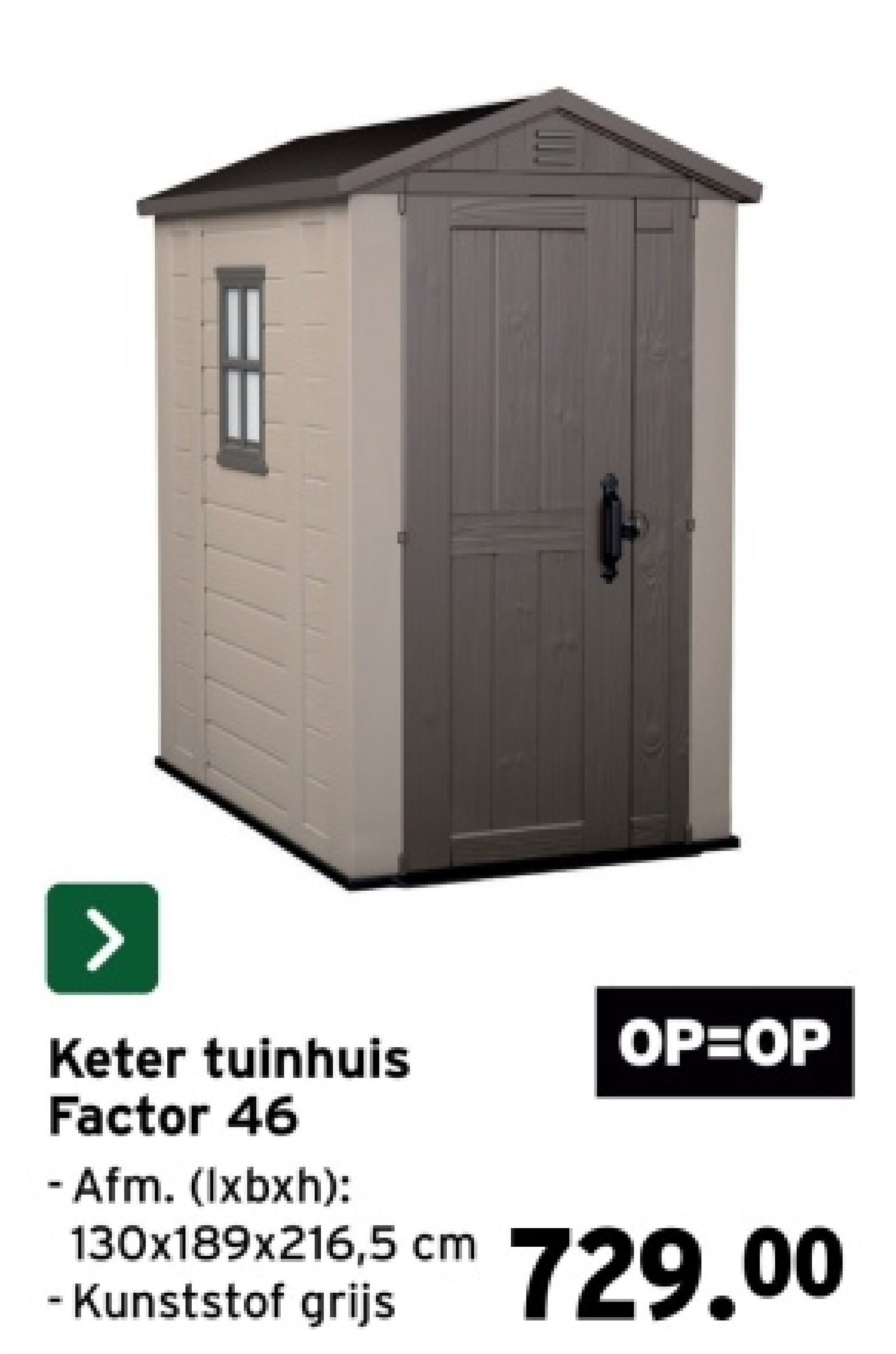 Keter tuinhuis Factor 46