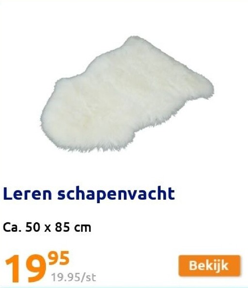 Leren schapenvacht