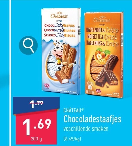 Chocoladestaafjes