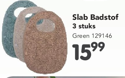 Slab Badstof 3 stuks