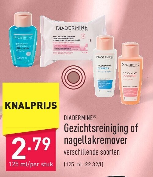 Gezichtsreiniging of nagellakremover