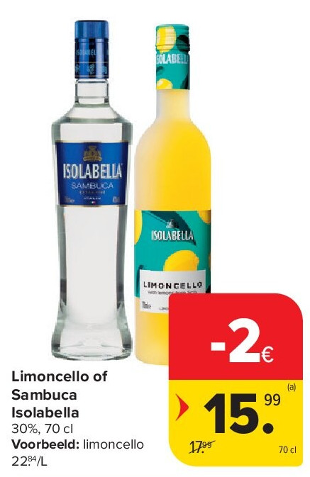 Limoncello of Sambuca Isolabella