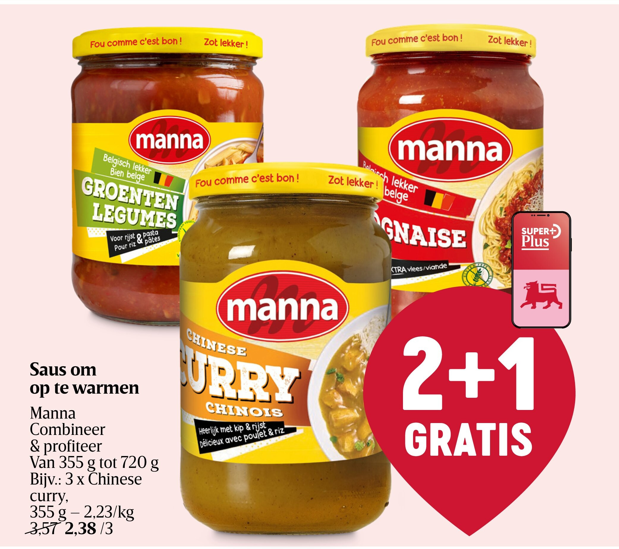 Saus om op te warmen