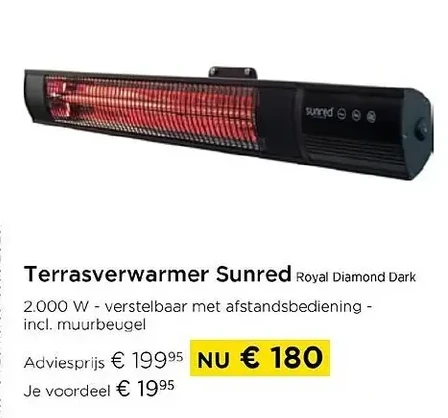 Terrasverwarmer Sunrec