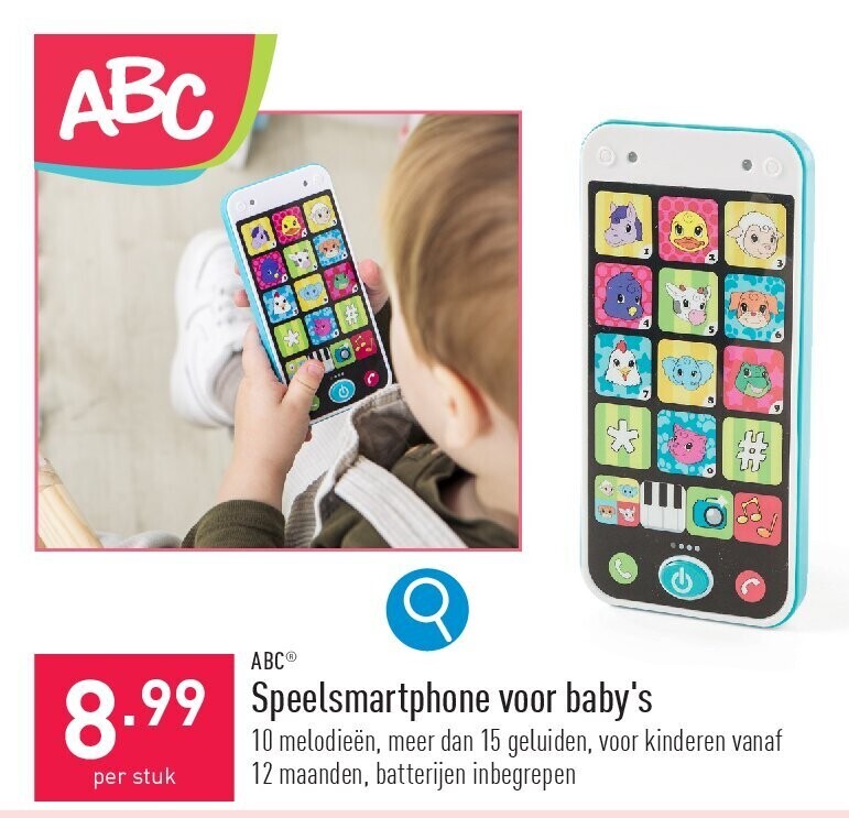 Speelsmartphone voor baby's