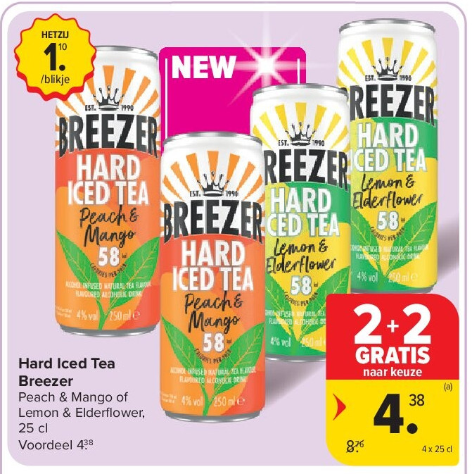 Hard Iced Tea Breezer
