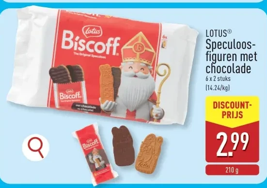 Speculoos- figuren met chocolade