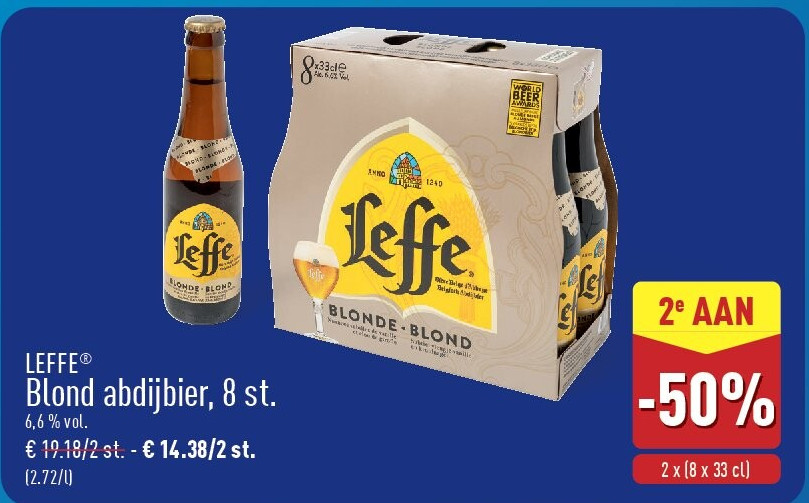 Blondabdijbier,8st.