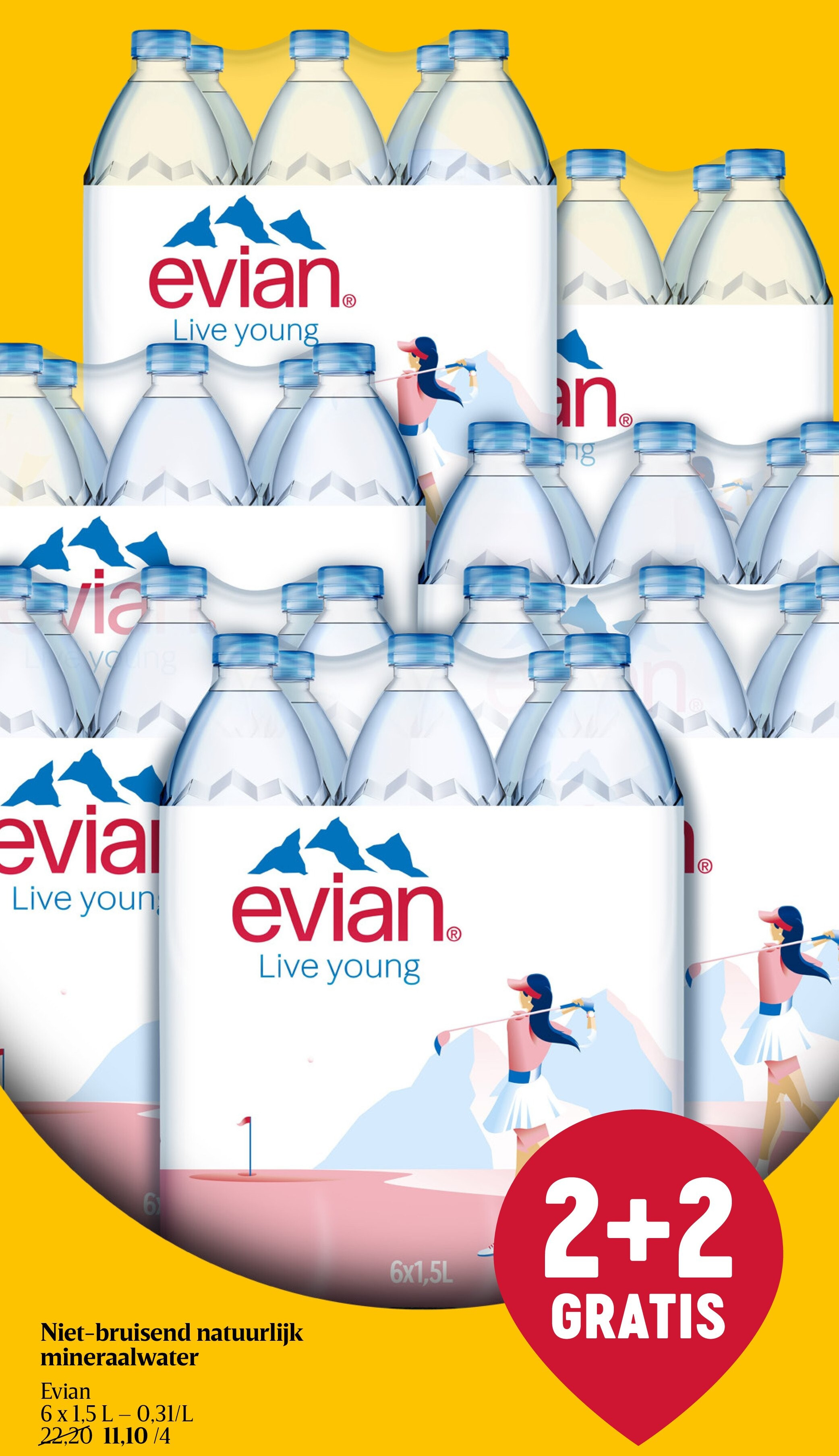 Niet-bruisend natuurlijk mineraalwater