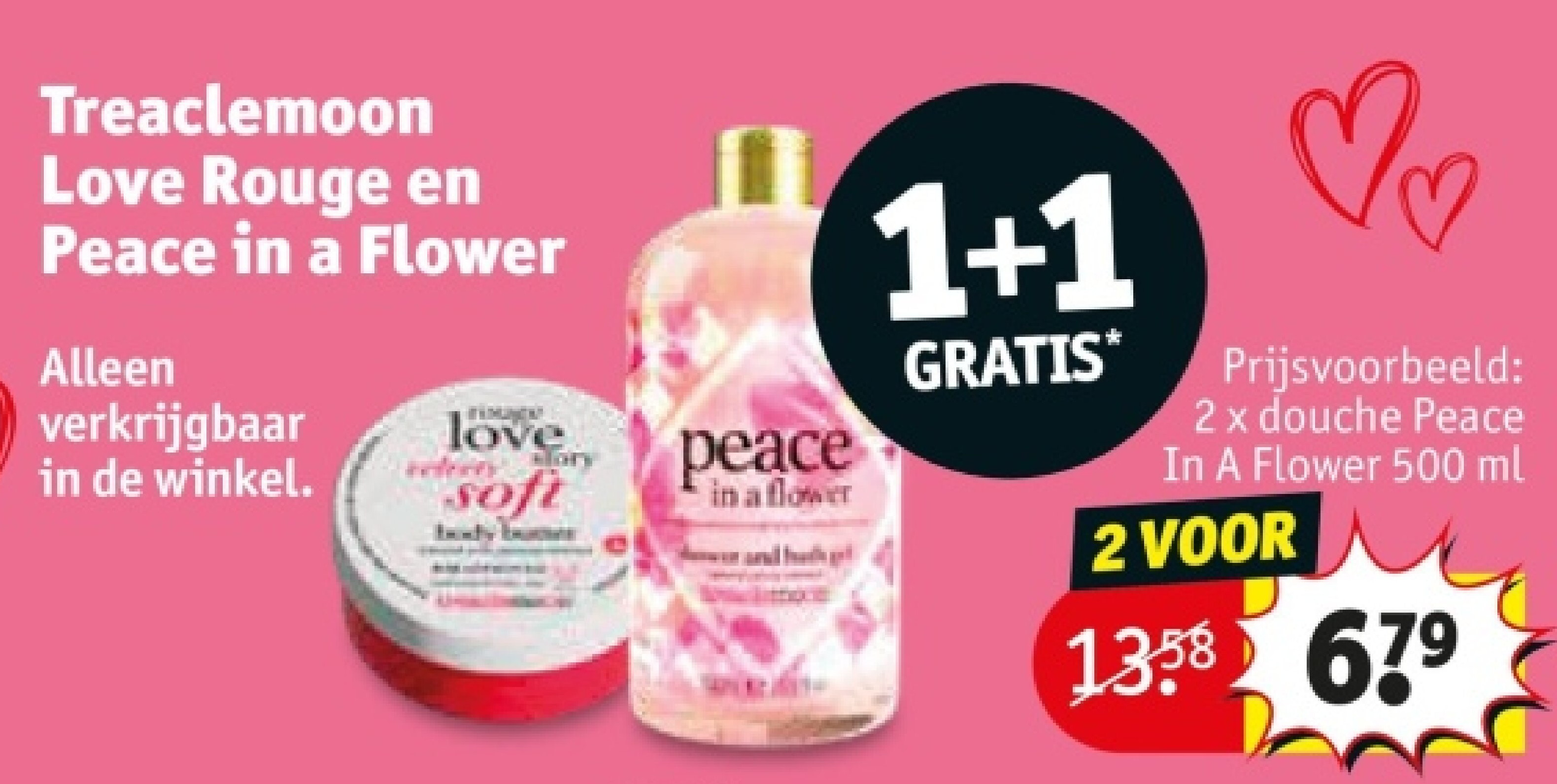 Treaclemoon Love Rouge en Peace in a Flower