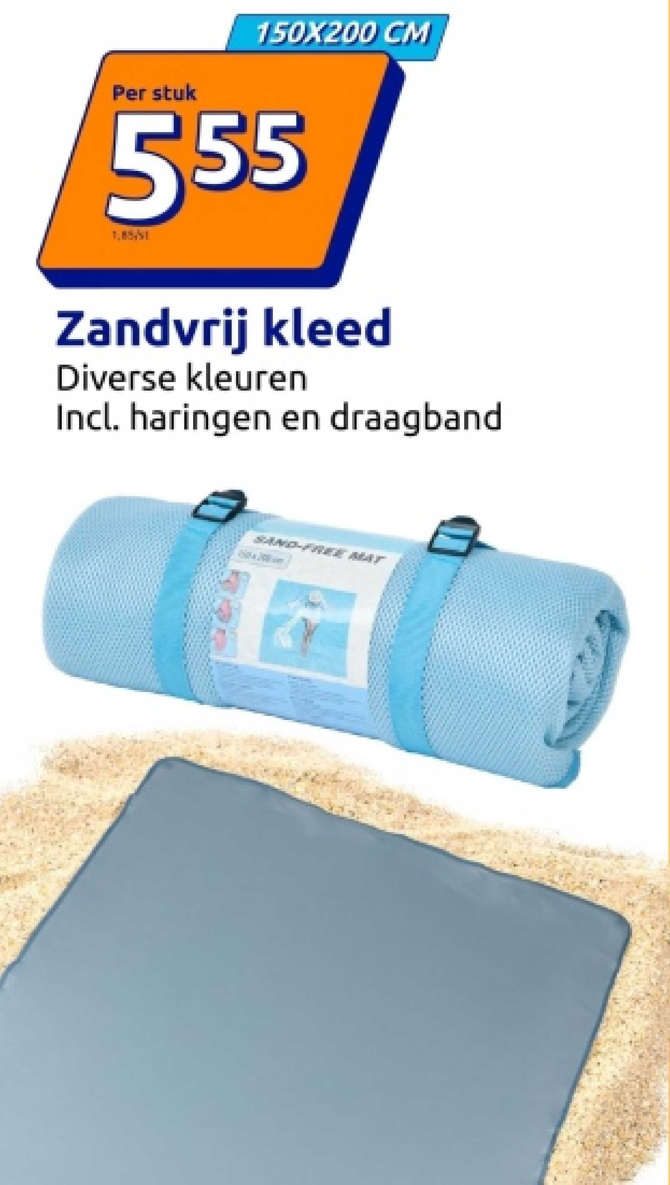Zandvrij kleed