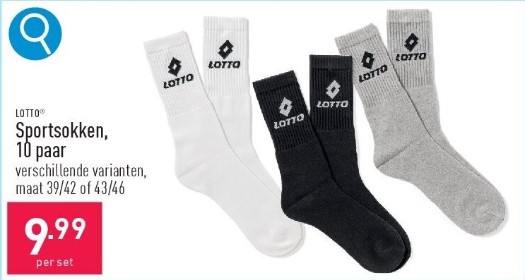 Sportsokken, 10 paar