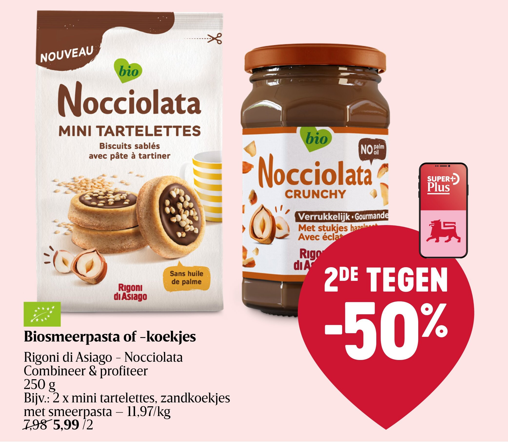 Biosmeerpasta of -koekjes