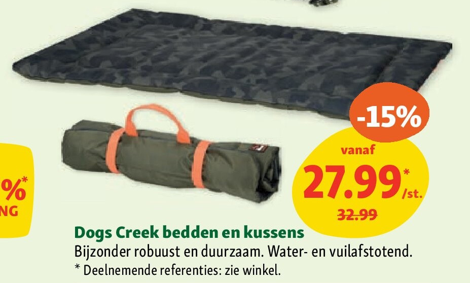 Dogs Creek bedden en kussens