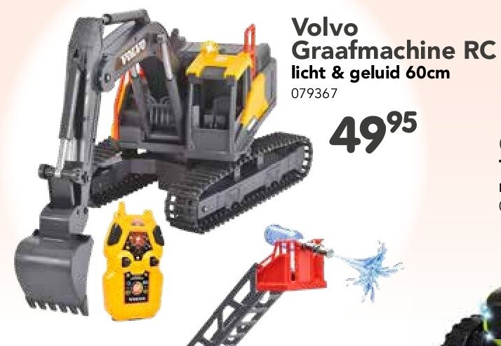 Graafmachine RC licht & geluid 60cm