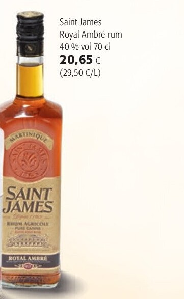 Saint James Royal Ambre rum