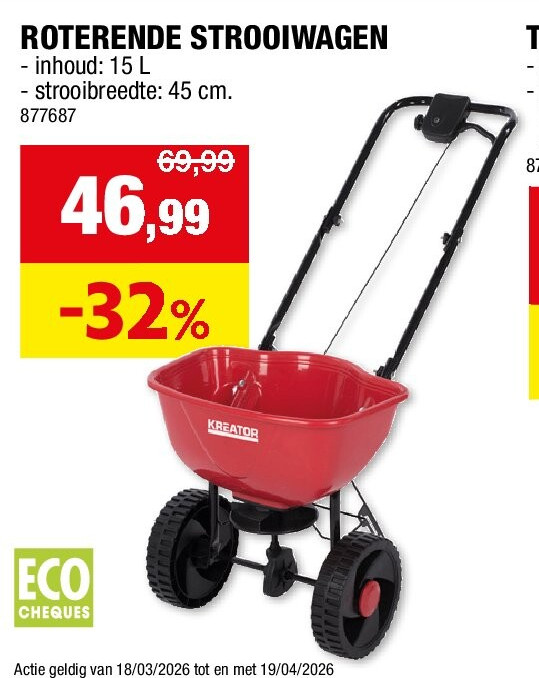 ROTERENDE STROOIWAGEN