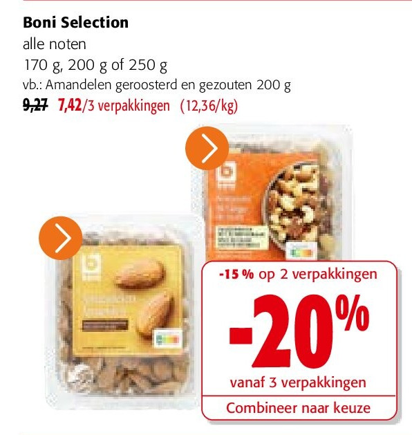 Boni Selection Amandelen geroosterd en gezouten 200 g