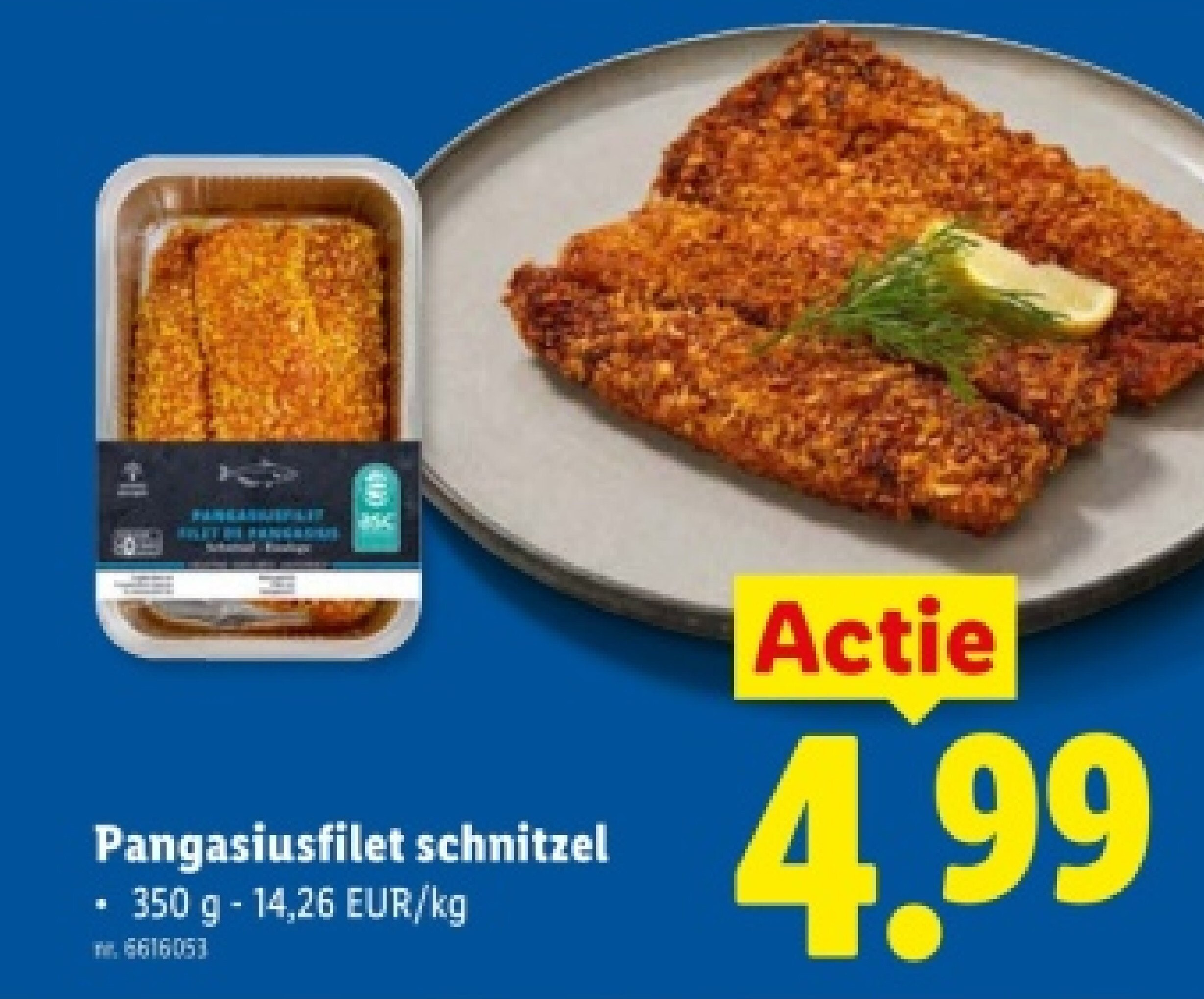 Pangasiusfilet schnitzel