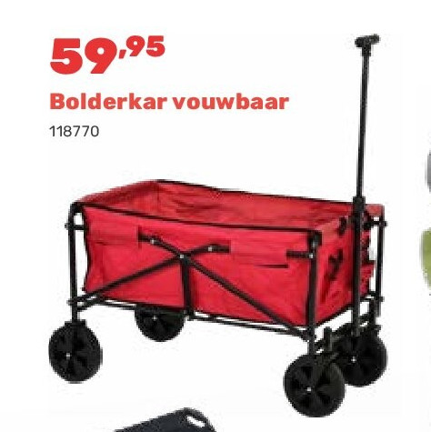 Bolderkar vouwbaar