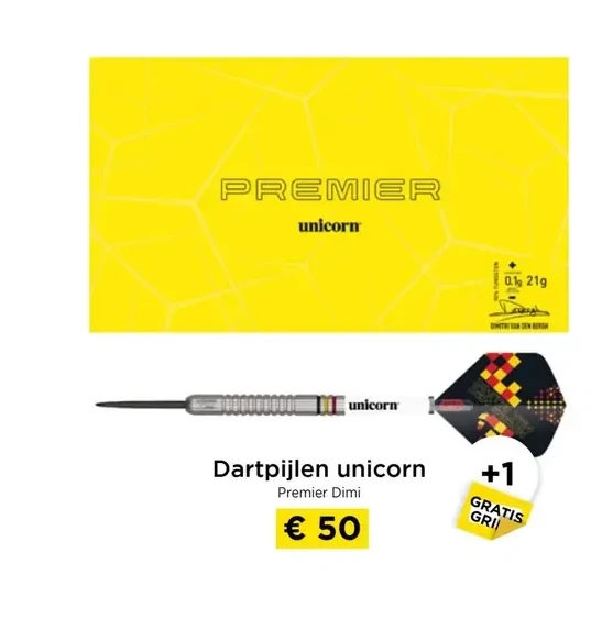 Dartpijlen unicorn