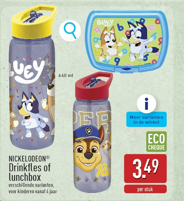 Drinkfles of lunchbox