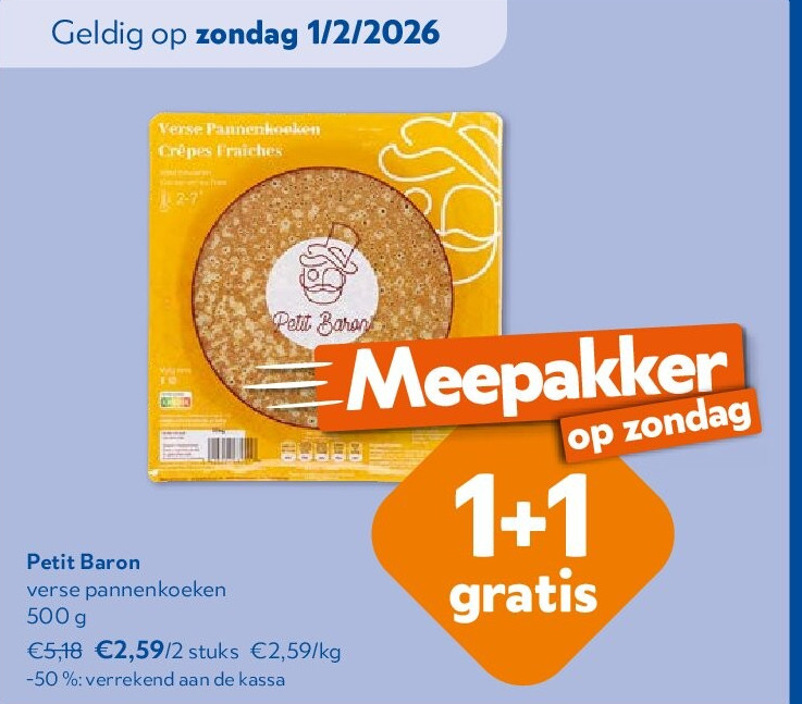 Petit Baron verse pannenkoeken 500 g