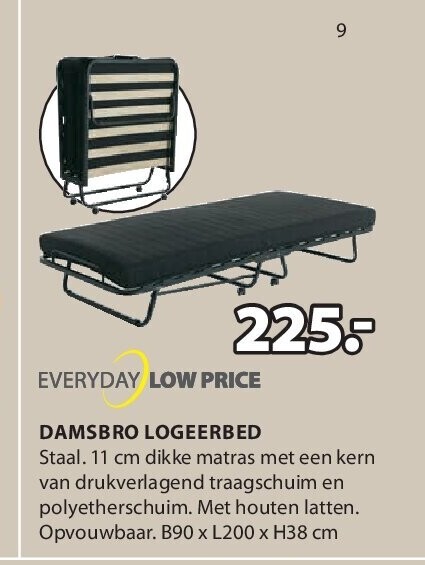 DAMSBRO LOGEERBED