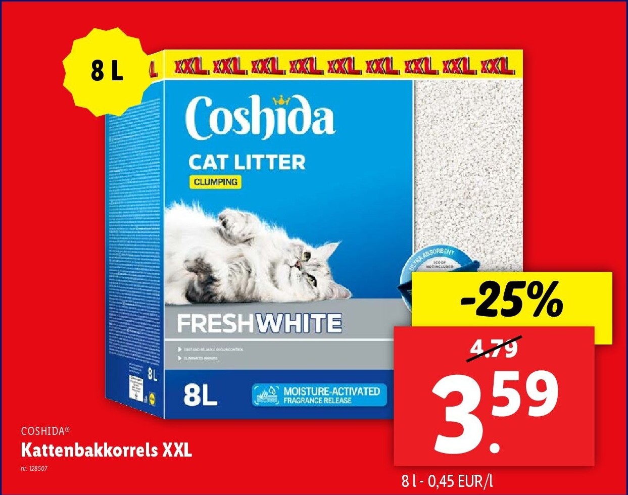 Kattenbakkorrels XXL