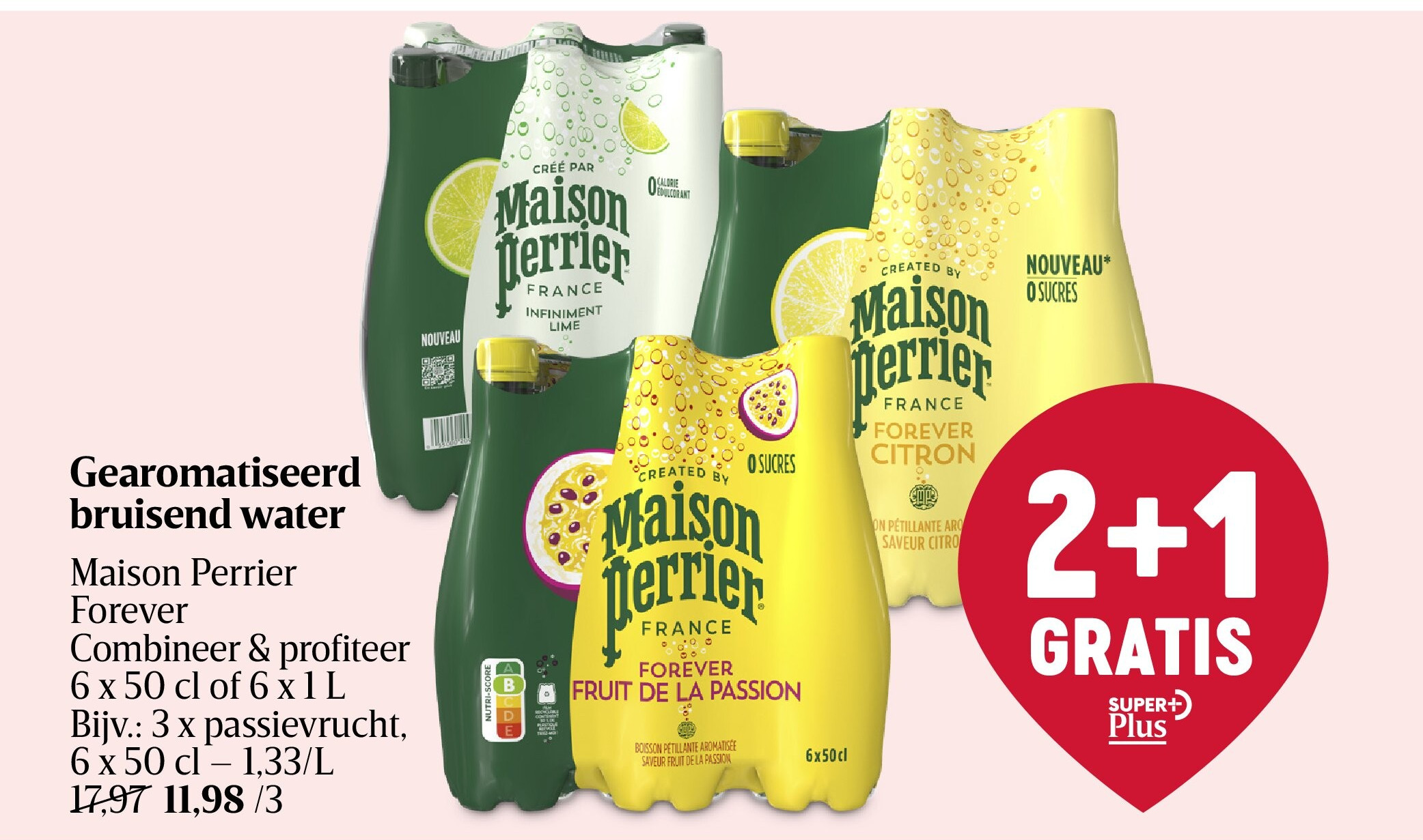 Gearomatiseerd bruisend water