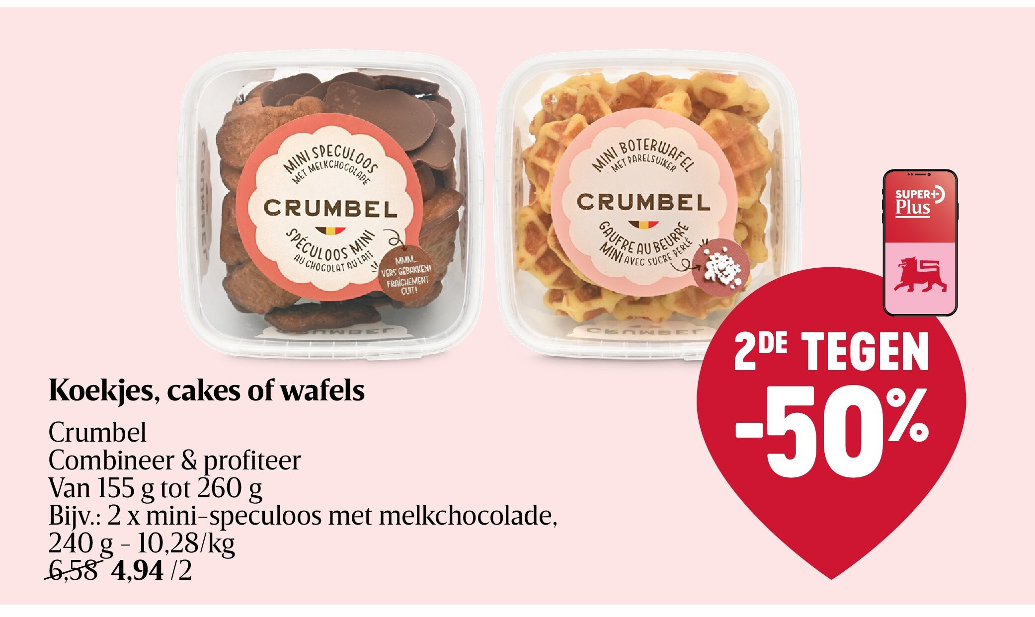 Koekjes, cakes of wafels