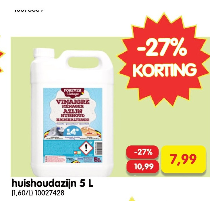 huishoudazijn 5 L