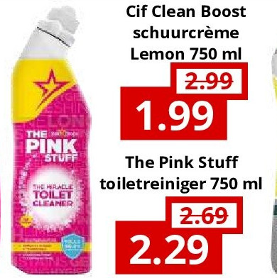 The Pink Stuff toiletreiniger 750 ml