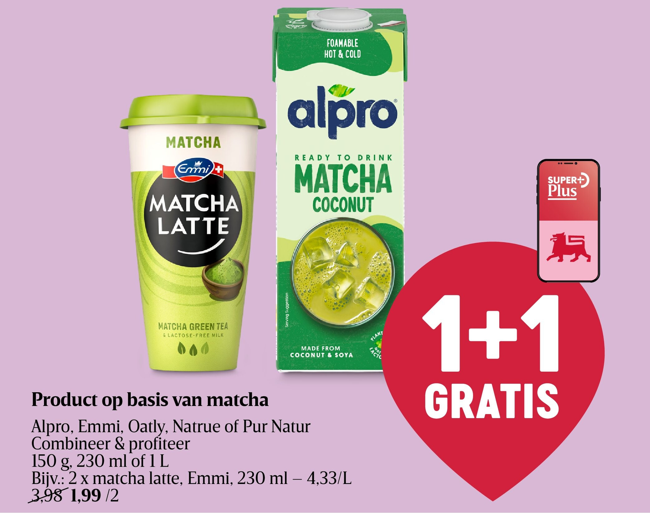 Product op basis van matcha