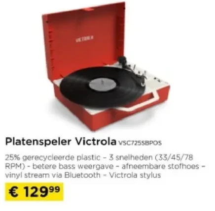 Platenspeler Victrola