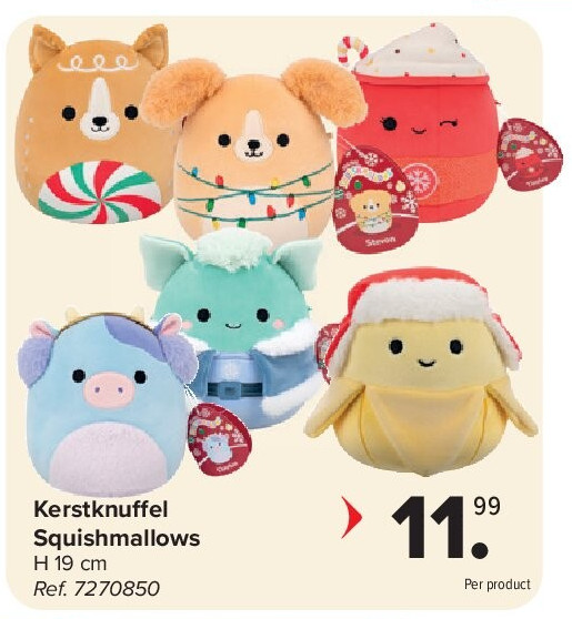 Kerstknu el Squishmallows