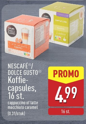 Koffie capsules, 16st.