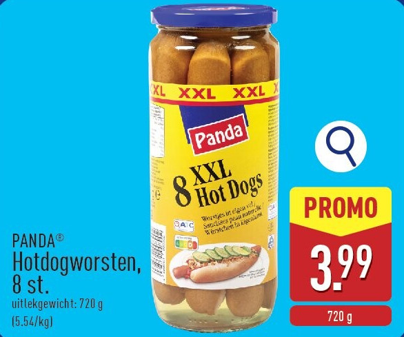 Hotdogworsten, 8st.