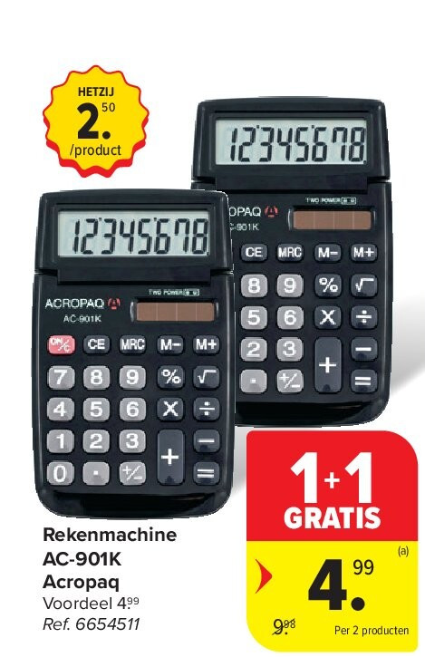 Rekenmachine AC-901K Acropaq