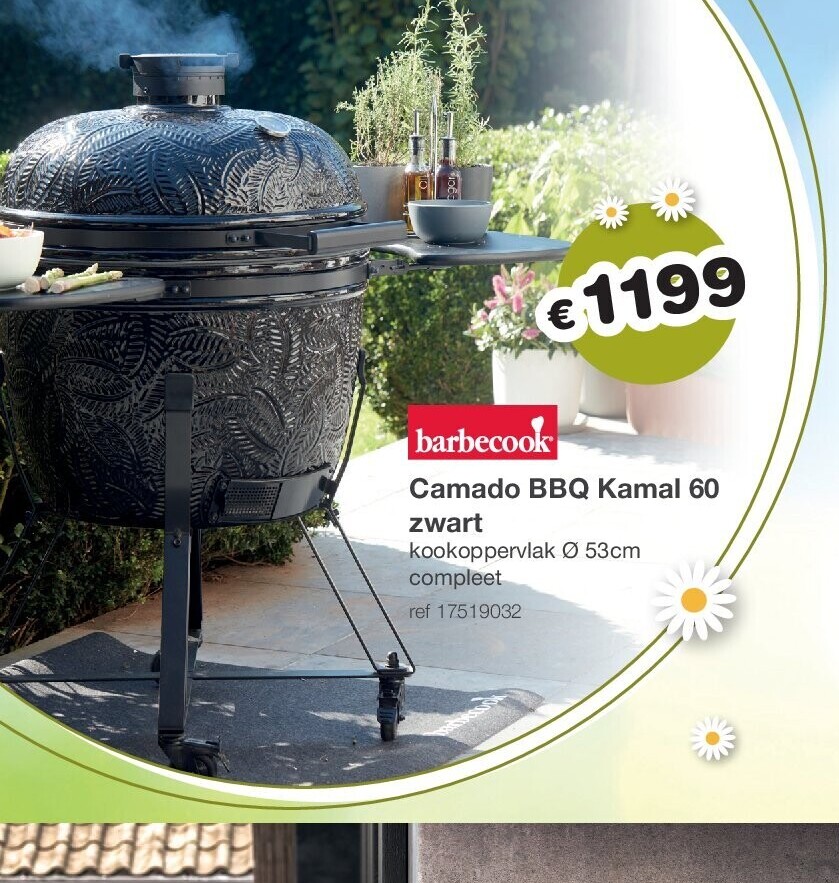 Camado BBQ Kamal 60 zwart