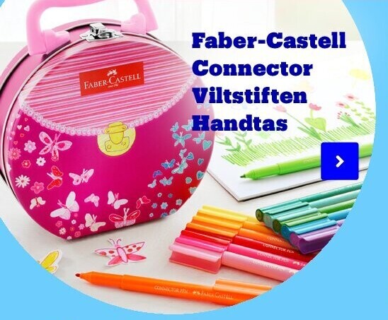 Faber-Castell Connector Viltstiften Handtas