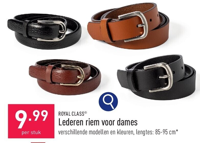 Lederen riem voor dames