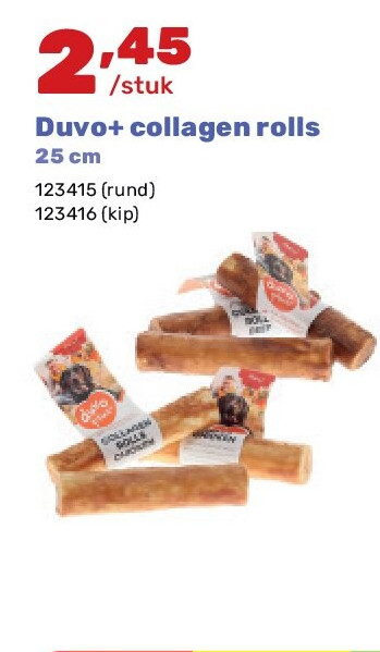 Duvo+ collagen rolls 25 cm