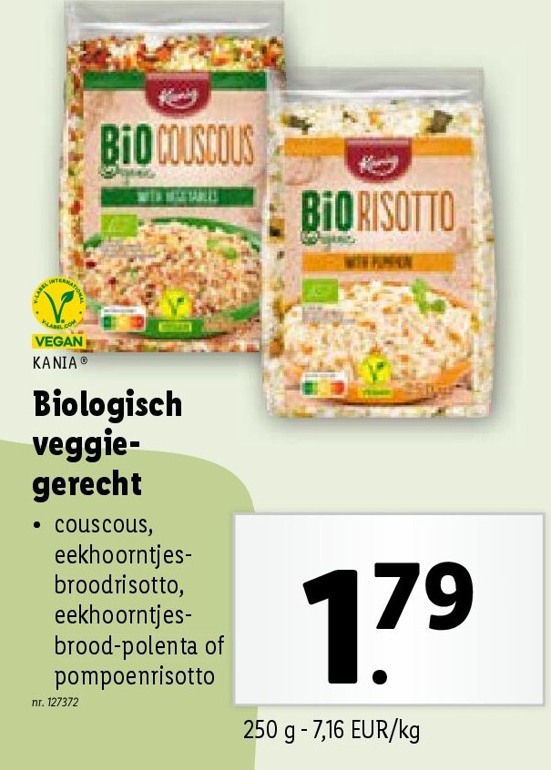 Biologisch veggie- gerecht