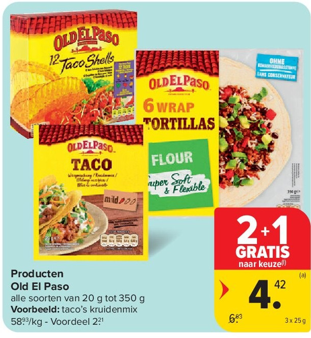 Producten Old El Paso