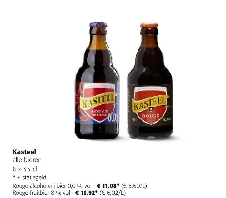 Rouge alcoholvrij bier 0,0 % vol