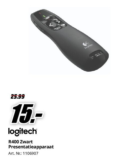 R400 Zwart Presentatieapparaat