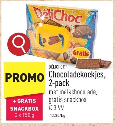 Chocoladekoekjes, 2-pack